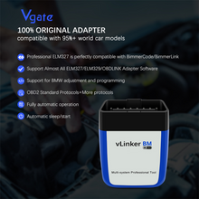 Lade das Bild in den Galerie-Viewer, SALE (neuwertig) - Vgate vLinker BM Wifi OBD2 Scanner