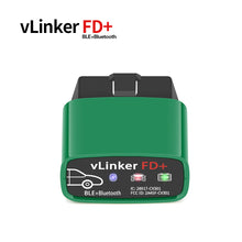 Lade das Bild in den Galerie-Viewer, SALE (neuwertig) – Vgate vLinker FD+ Bluetooth (BLE) OBD2 Scanner