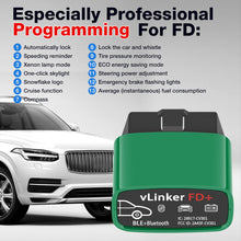Lade das Bild in den Galerie-Viewer, SALE (neuwertig) – Vgate vLinker FD+ Bluetooth (BLE) OBD2 Scanner
