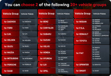 Load image into Gallery viewer, iCarsoft VAWS V4.0 OBD Diagnosegerät für Audi / VW / Seat / Skoda + 2 zusätzliche Marken