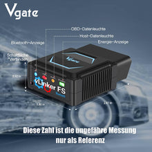 Lade das Bild in den Galerie-Viewer, Vgate vLinker FS Bluetooth OBD2 Diagnosegerät Adapter für iOS, Android & Windows