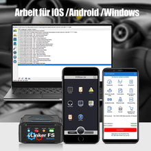 Lade das Bild in den Galerie-Viewer, Vgate vLinker FS Bluetooth OBD2 Diagnosegerät Adapter für iOS, Android & Windows