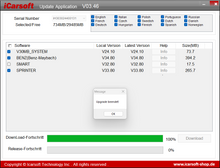 Lade das Bild in den Galerie-Viewer, iCarsoft MB V3.0 OBD Diagnosegerät für Mercedes / Smart / Sprinter