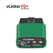 Lade das Bild in den Galerie-Viewer, SALE (neuwertig) – Vgate vLinker FD+ Bluetooth (BLE) OBD2 Scanner