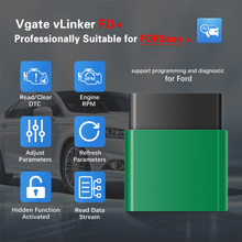 Lade das Bild in den Galerie-Viewer, Vgate vLinker FD+ Bluetooth (BLE) OBD2 Scanner
