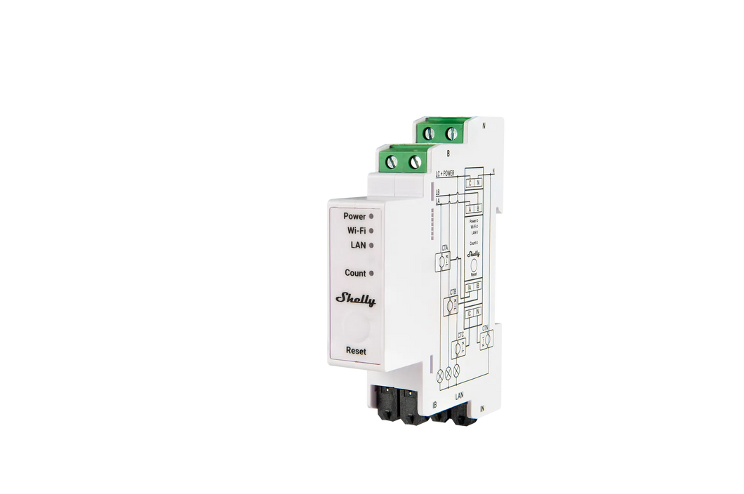 Shelly Pro 3EM 120A Smart Meter für PV-Anlagen
