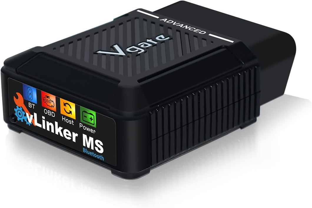 Vgate vLinker MS Bluetooth MFI OBD2 Diagnosegerät Fehlercodeleser OBDII