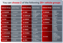 Lade das Bild in den Galerie-Viewer, iCarsoft MB V4.0 OBD Diagnosegerät für Mercedes / Smart / Sprinter + 2 zusätzliche Marken
