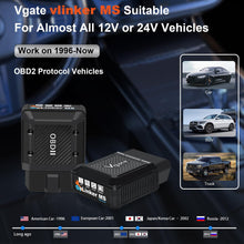 Lade das Bild in den Galerie-Viewer, Vgate vLinker MS Bluetooth MFI OBD2 Diagnosegerät Fehlercodeleser OBDII
