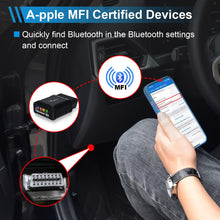 Lade das Bild in den Galerie-Viewer, Vgate vLinker MS Bluetooth MFI OBD2 Diagnosegerät Fehlercodeleser OBDII
