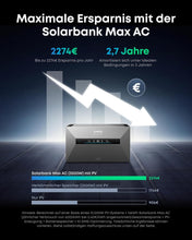 Lade das Bild in den Galerie-Viewer, Anker SOLIX Solarbank Max AC - AC-Heimspeicher - Solarstromspeicher mit 7 kWh
