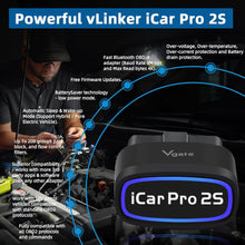 Load image into Gallery viewer, Vgate iCar Pro 2S OBD2 Bluetooth Adapter
