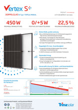 Load image into Gallery viewer, Trina Solar 440W Vertex S+ NEG9R.28 N-Type Black Frame Photovoltaik Solar Modul
