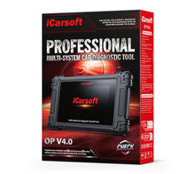 Lade das Bild in den Galerie-Viewer, iCarsoft OP V4.0 OBD Diagnosegerät für Opel/Vauxhall | 5″ Android | Bidirektional | 34 Servicefunktionen | +2 Marken gratis | CAN-FD | lebenslang kostenlose Updates
