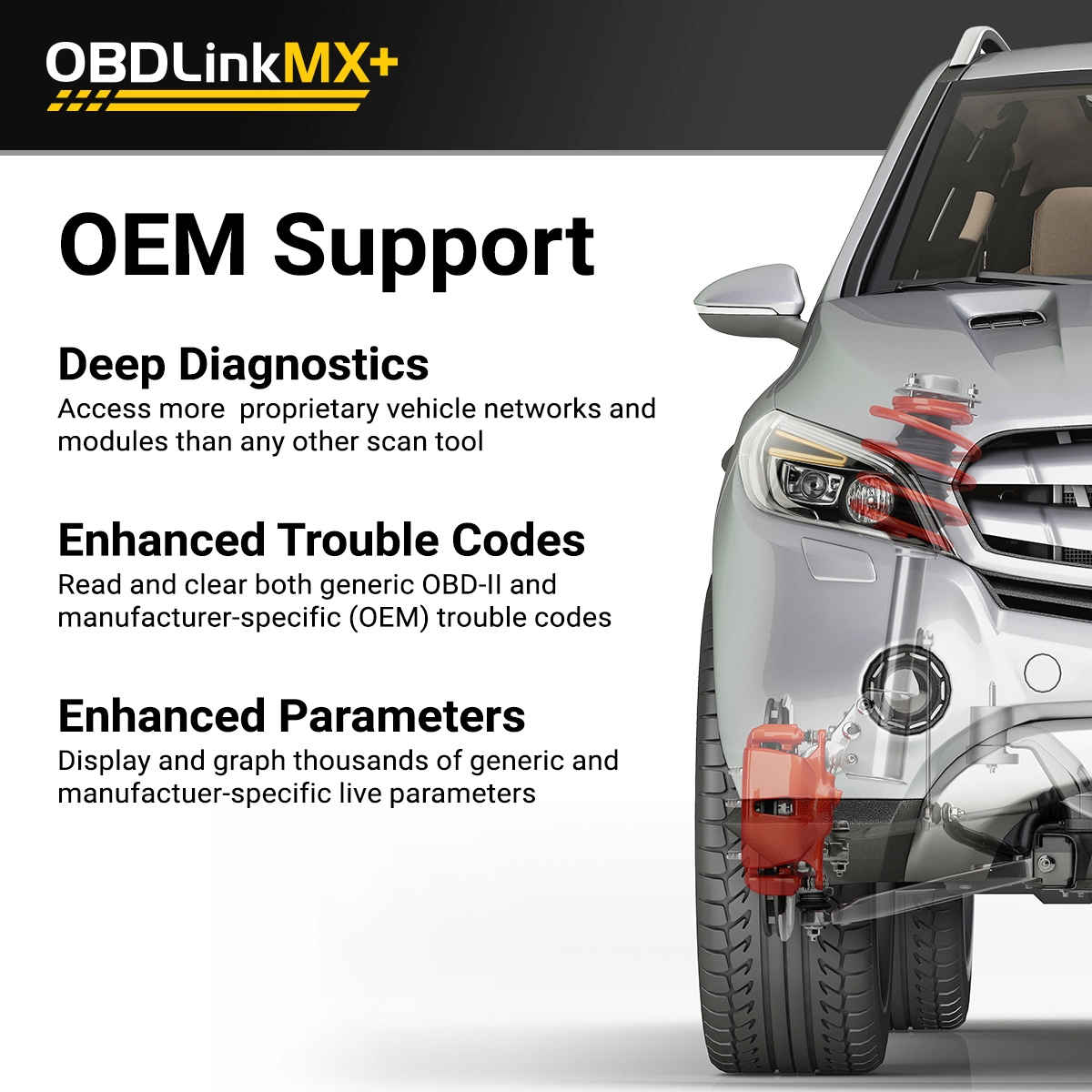 OBDLINK MX+ Bluetooth OBD2 Scanner 428101, OBD Solutions – SL Elements
