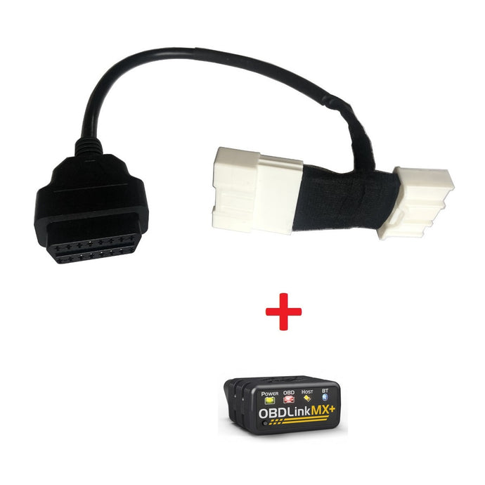 Apple iOS + Android OS - 26 pin CAN-Bus OBD II-Adapterkabel + Bluetooth-Dongle Tesla Model 3 (> 01/2019)