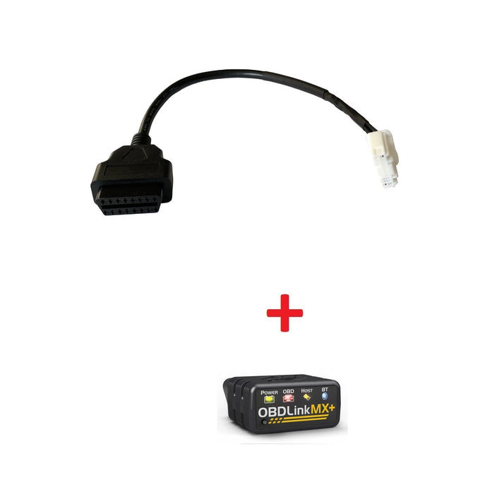 Apple iOS + Android - 20 pin OBD II-Adapter + Bluetooth-Dongle Tesla Model S/X (> 09/2015)